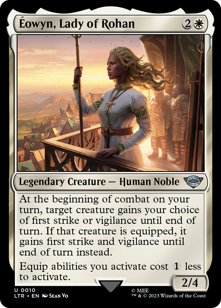 Eowyn, Lady of Rohan (LTR-010) [The Lord of the Rings: Tales of Middle-earth] MTG Single Wizards of the Coast