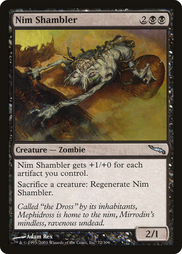 Nim Shambler (MRD-072) [Mirrodin] Foil MTG Single Wizards of the Coast
