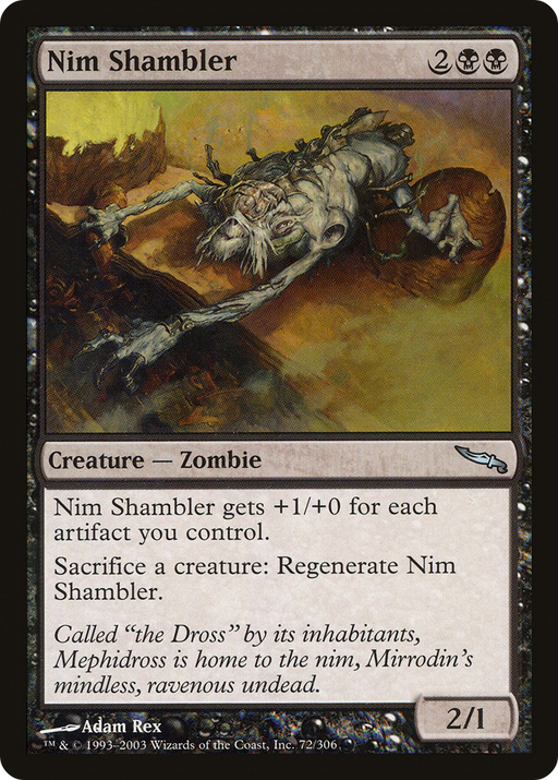 Nim Shambler (MRD-072) [Mirrodin] MTG Single Wizards of the Coast