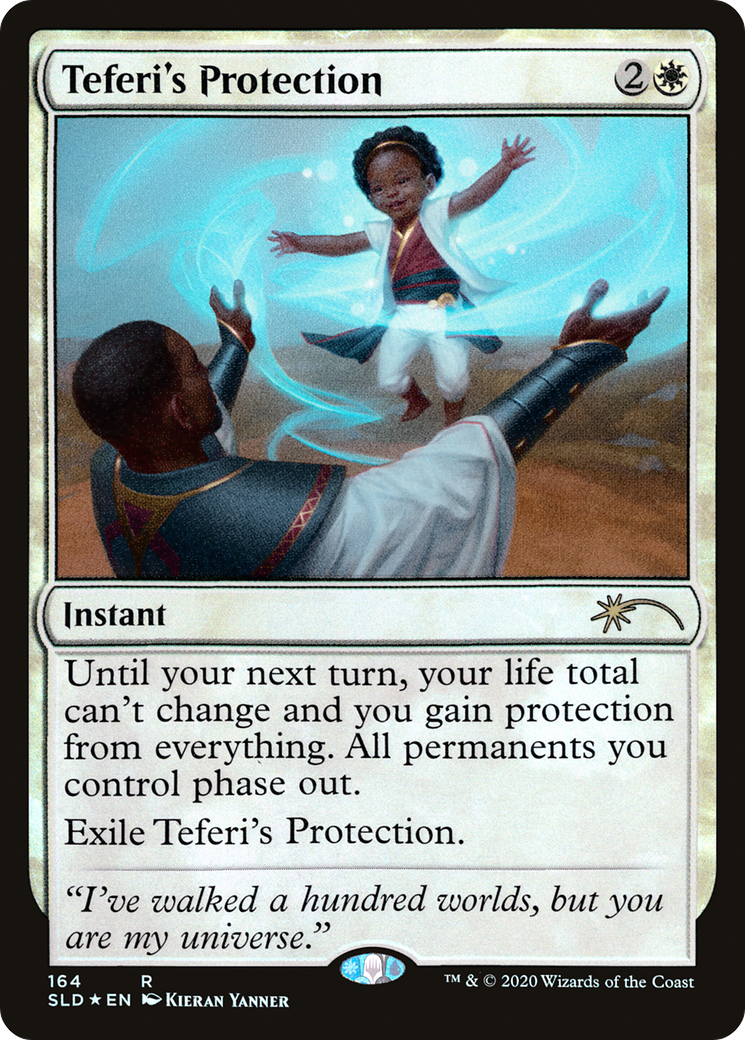 Teferi's Protection (SLD-164) [Secret Lair] Drop Foil MTG Single Wizards of the Coast