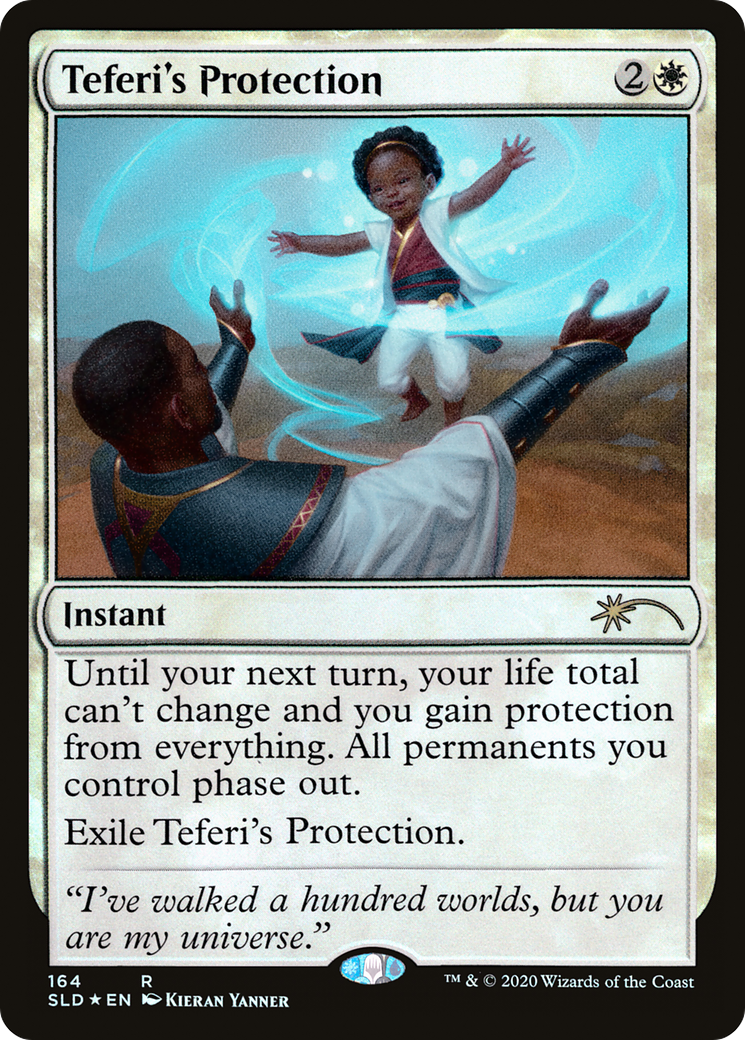 Teferi's Protection (164) (SLD-164) [Secret Lair] Drop Foil MTG Single Wizards of the Coast