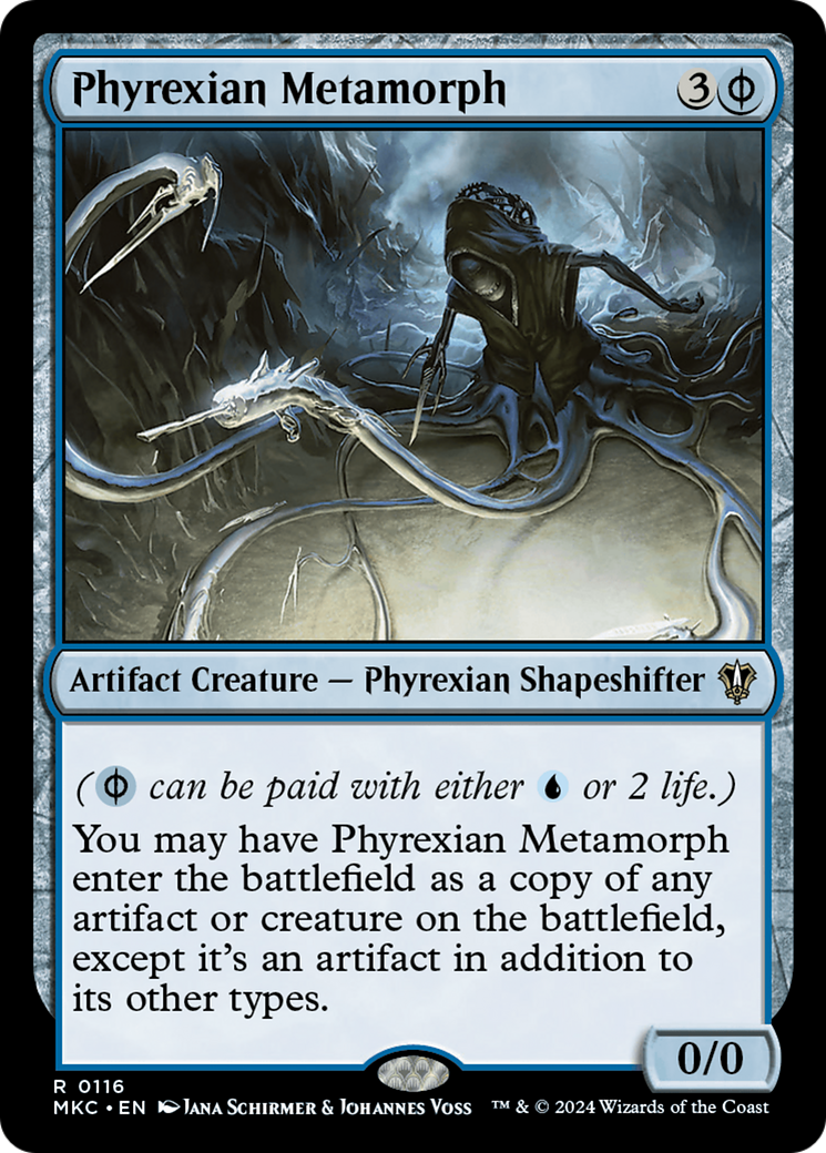 Phyrexian Metamorph (MKC-116) [Murders at Karlov Manor Commander] MTG Single Wizards of the Coast