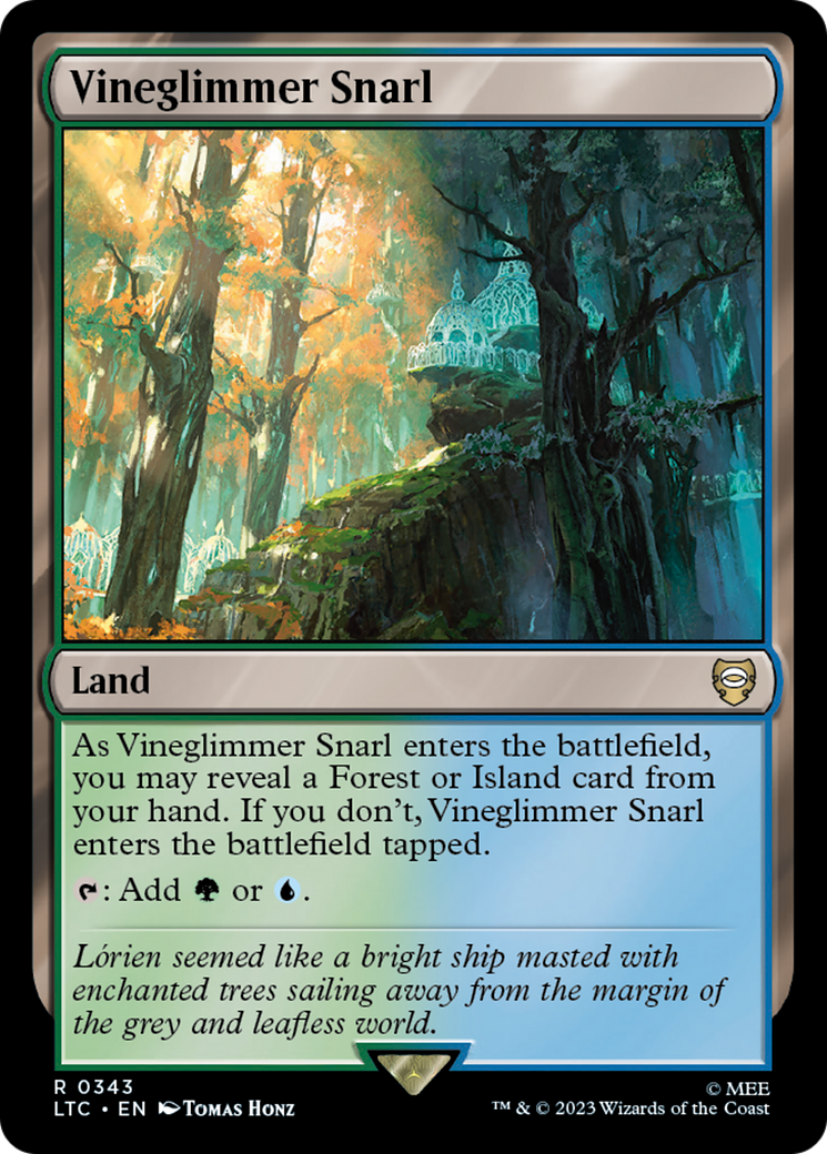 Vineglimmer Snarl (LTC-343) [Tales of Middle-earth Commander] MTG Single Wizards of the Coast