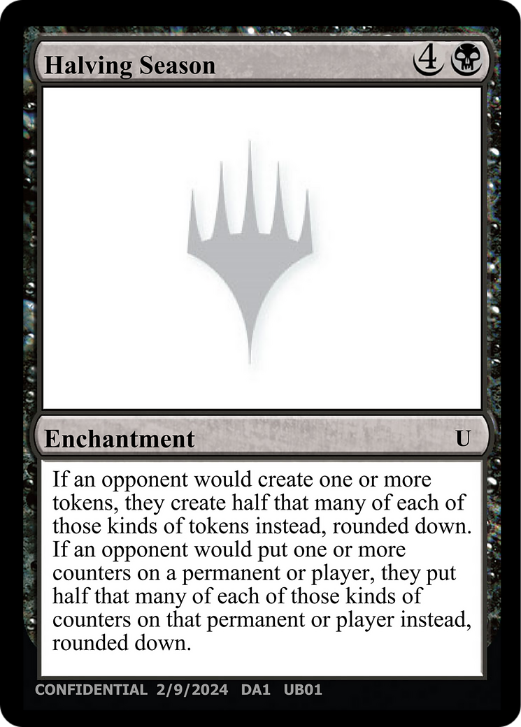 Halving Season (UNK-0UB) [Misc] Unknown Event MTG Single Wizards of the Coast