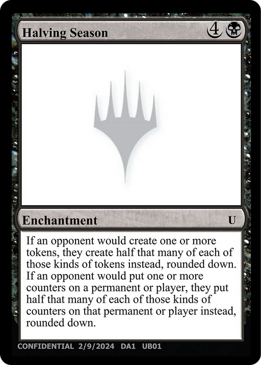 Halving Season (UNK-0UB) [Misc] Unknown Event MTG Single Wizards of the Coast