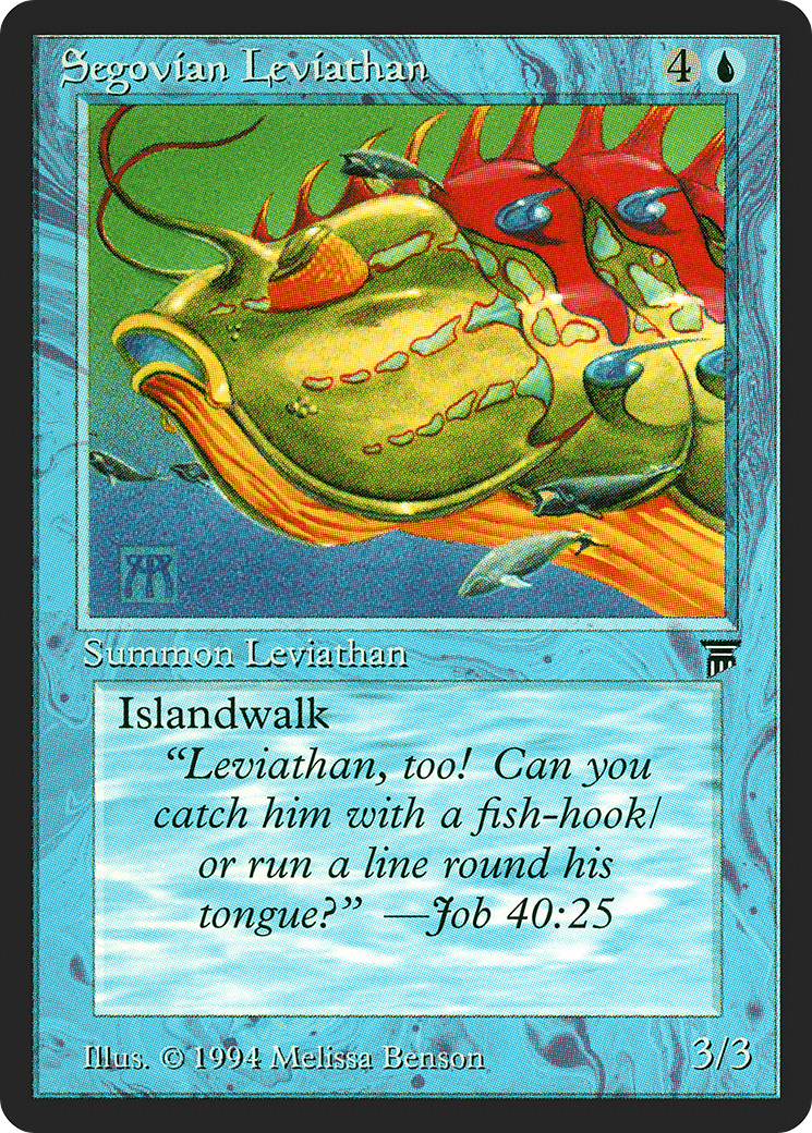 Segovian Leviathan (LEG-076) [Oldschool] Legends MTG Single Wizards of the Coast