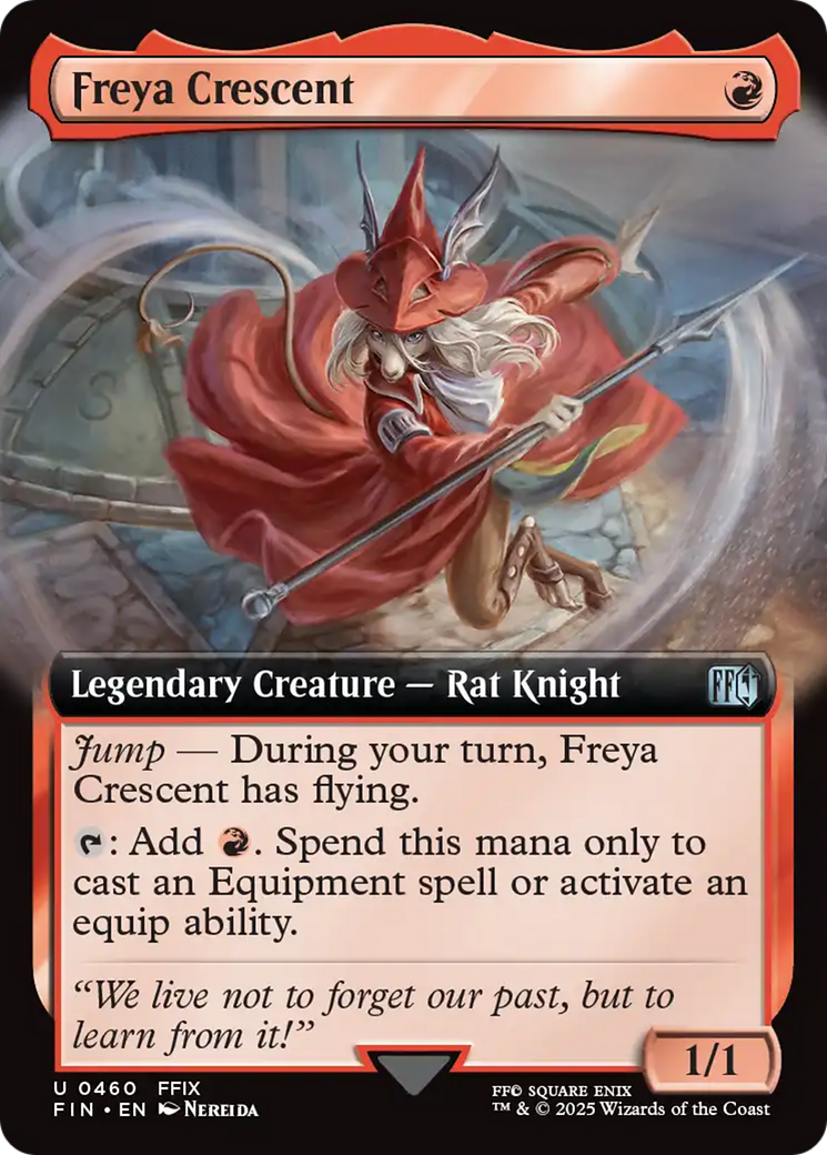 Freya Crescent (FIN-460) [FINAL FANTASY] (Extended Art) MTG Single Wizards of the Coast