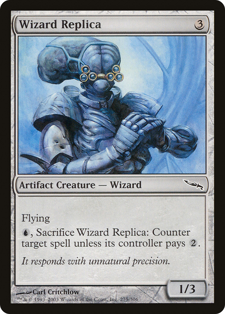 Wizard Replica (MRD-275) [Mirrodin] MTG Single Wizards of the Coast