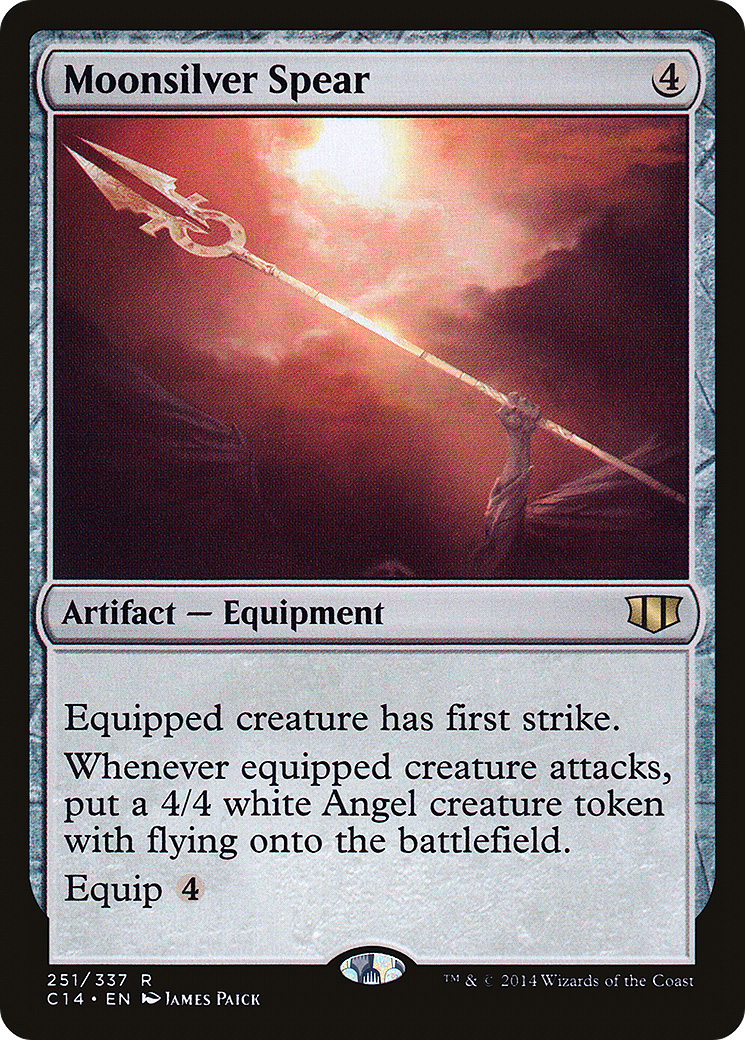 Moonsilver Spear (C14-251) [Commander 2014] MTG Single Wizards of the Coast
