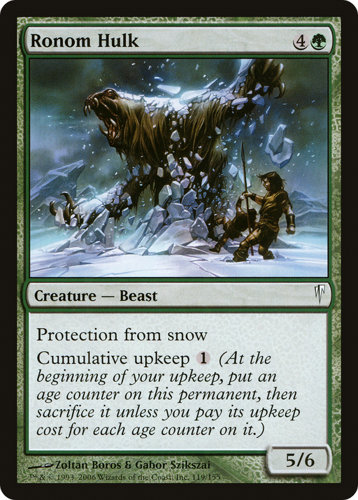 Ronom Hulk (CSP-119) [Coldsnap] MTG Single Wizards of the Coast