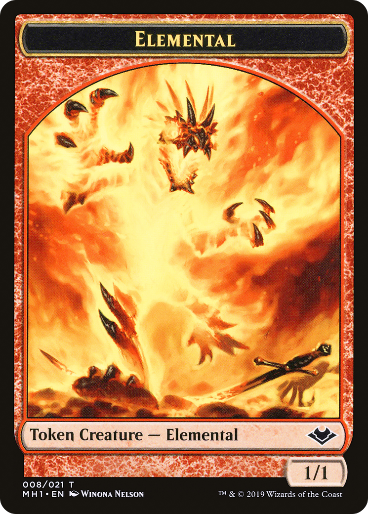 Elemental (TMH1-008) [Tokens] Modern Horizons Tokens Foil MTG Single Wizards of the Coast