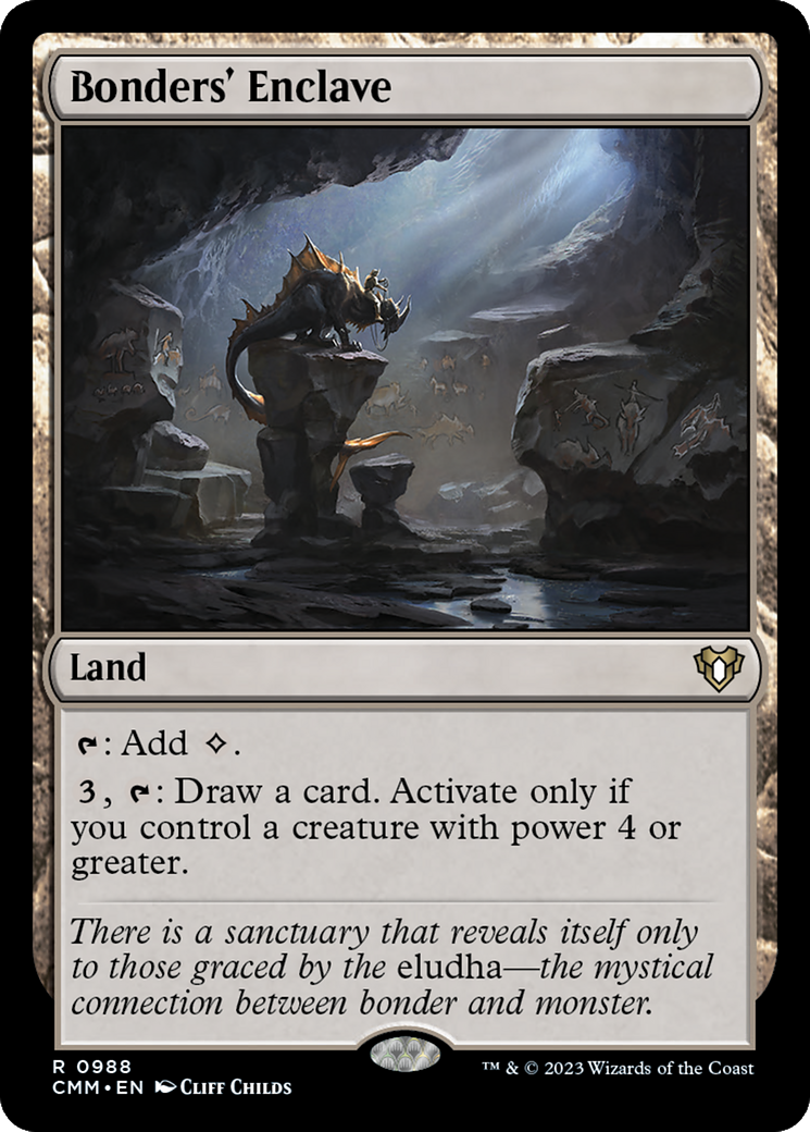 Bonders' Enclave (CMM-988) [Commander Masters] MTG Single Wizards of the Coast