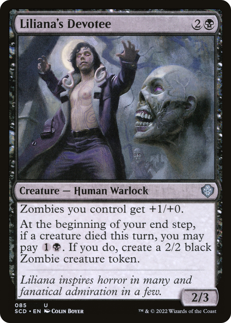 Liliana's Devotee (SCD-085) [Starter Commander Decks] MTG Single Wizards of the Coast