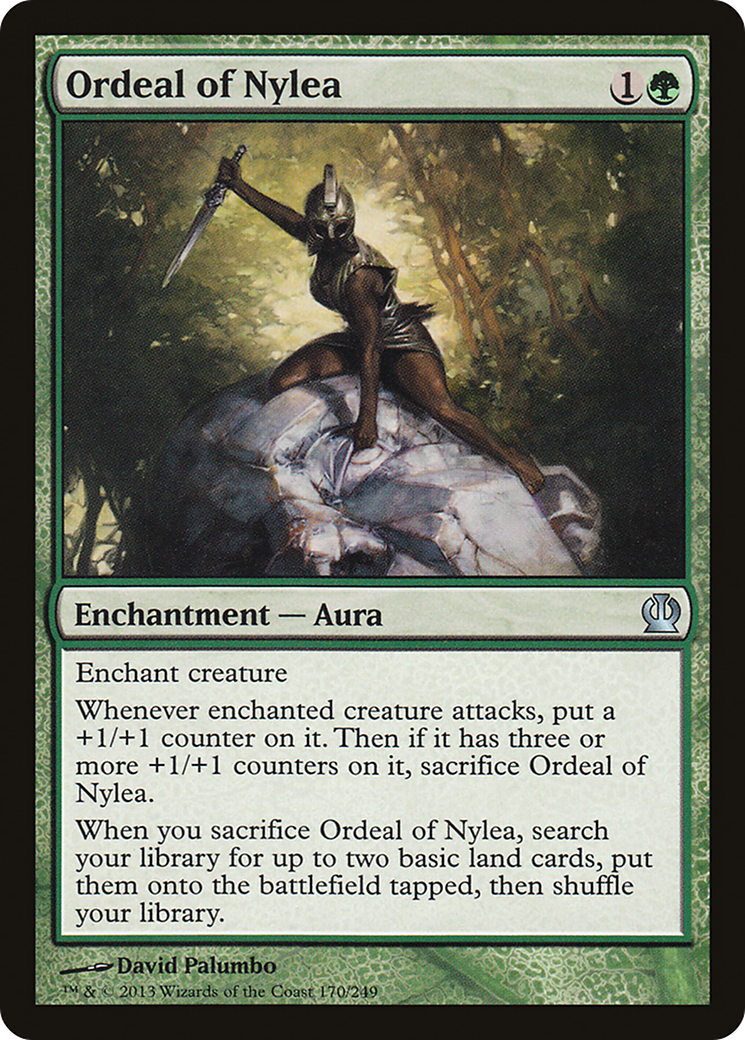 Ordeal of Nylea (THS-170) [Theros] MTG Single Wizards of the Coast