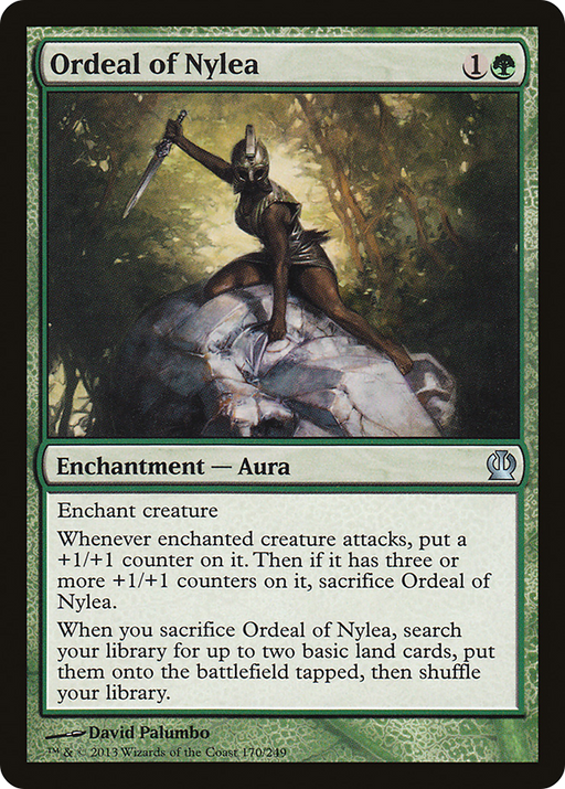 Ordeal of Nylea (THS-170) [Theros] Foil MTG Single Wizards of the Coast