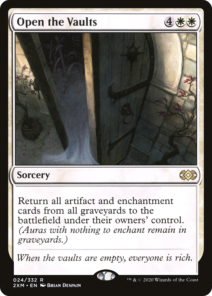 Open the Vaults (2XM-024) [Double Masters] Foil MTG Single Wizards of the Coast