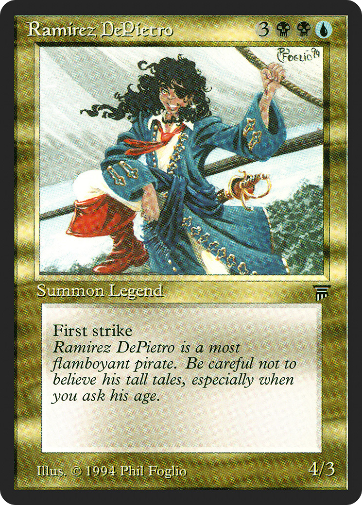 Ramirez DePietro (LEG-251) [Oldschool] Legends MTG Single Wizards of the Coast