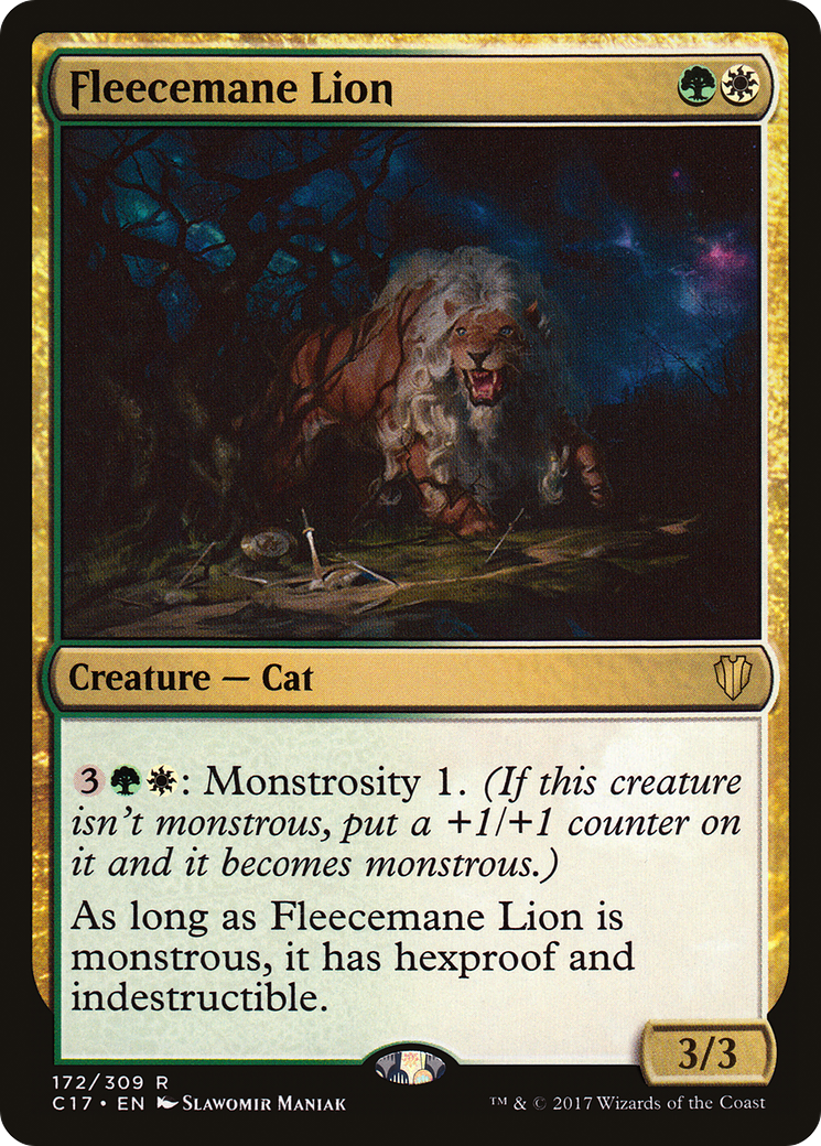 Fleecemane Lion (C17-172) [Commander 2017] MTG Single Wizards of the Coast