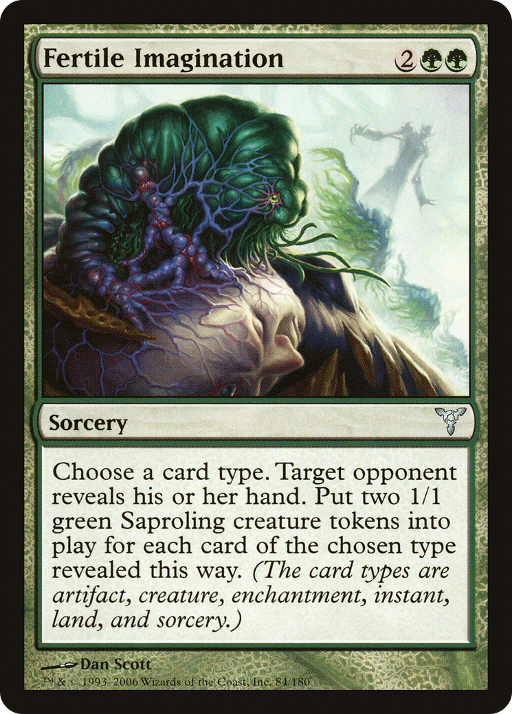 Fertile Imagination (DIS-084) [Dissension] MTG Single Wizards of the Coast
