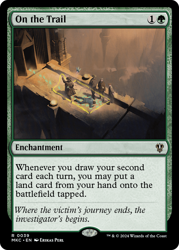 On the Trail (MKC-039) [Murders at Karlov Manor Commander] MTG Single Wizards of the Coast