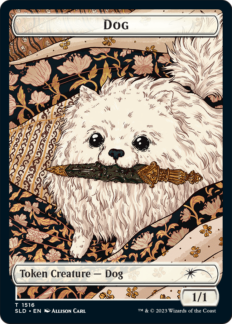 Dog (SLD-1516) [Secret Lair Drop] (Full Art) Foil MTG Single Wizards of the Coast