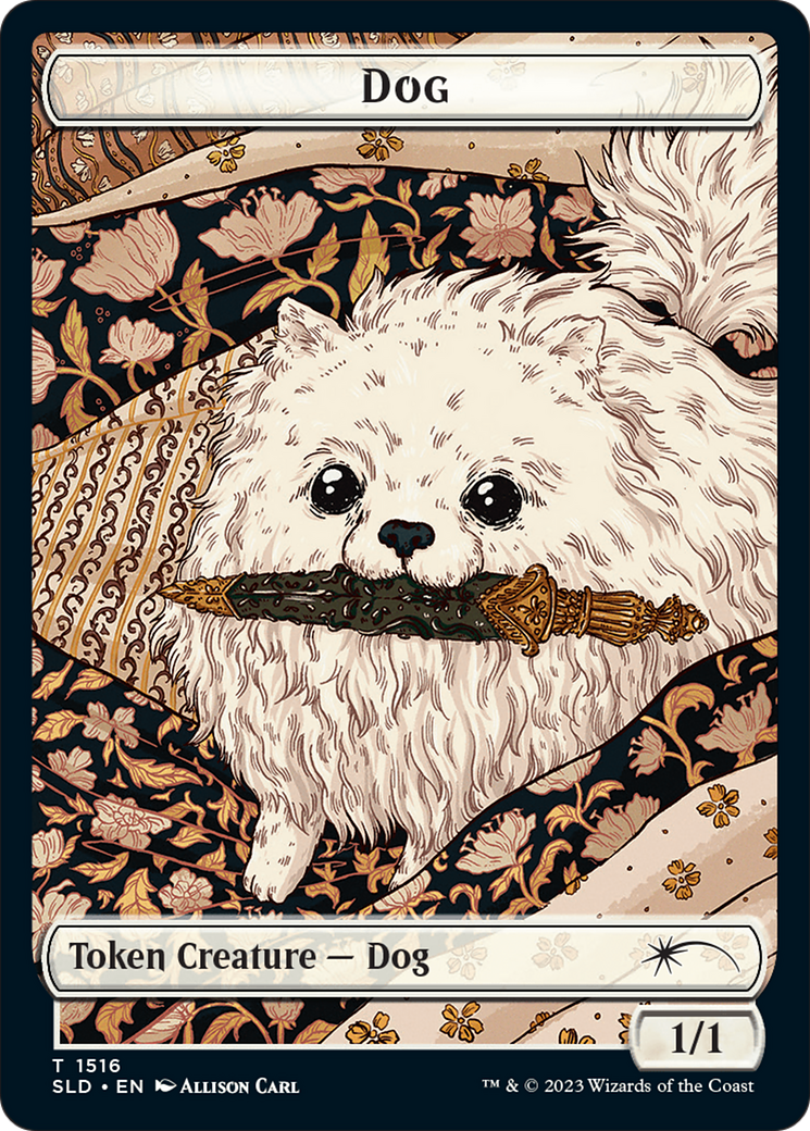 Dog (SLD-1516) [Secret Lair] Drop (Full Art) Foil MTG Single Wizards of the Coast