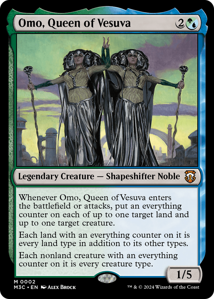 Omo, Queen of Vesuva (M3C-002) [Modern Horizons 3 Commander] MTG Single Modern Horizons 3 Commander