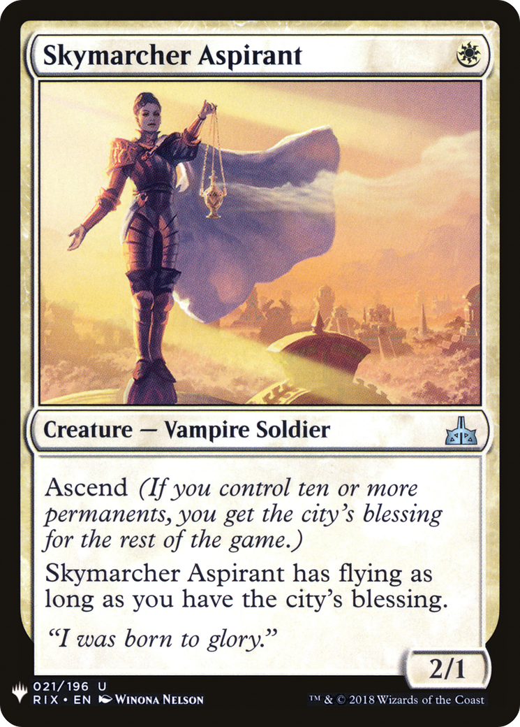 Skymarcher Aspirant (PLST-RIX-21) [Mystery Booster] The List MTG Single Wizards of the Coast