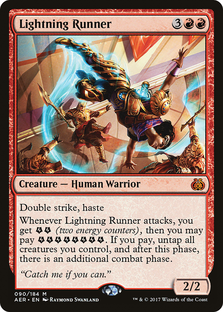 Lightning Runner (AER-090) [Aether Revolt] Foil MTG Single Wizards of the Coast