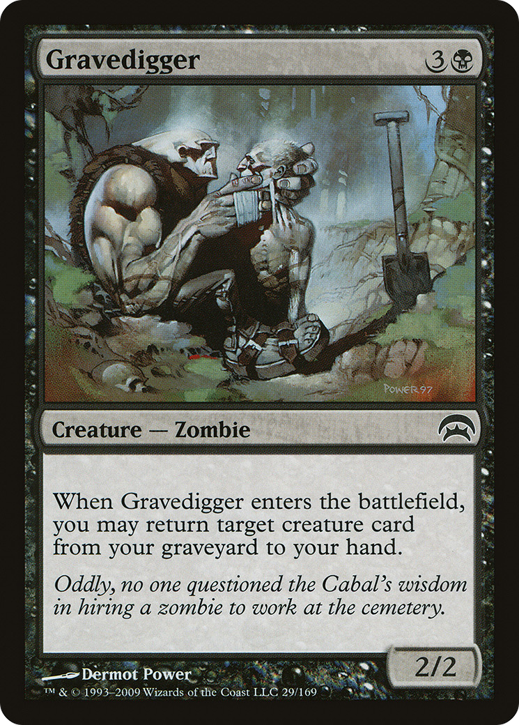 Gravedigger (HOP-029) [Misc] Planechase MTG Single Wizards of the Coast