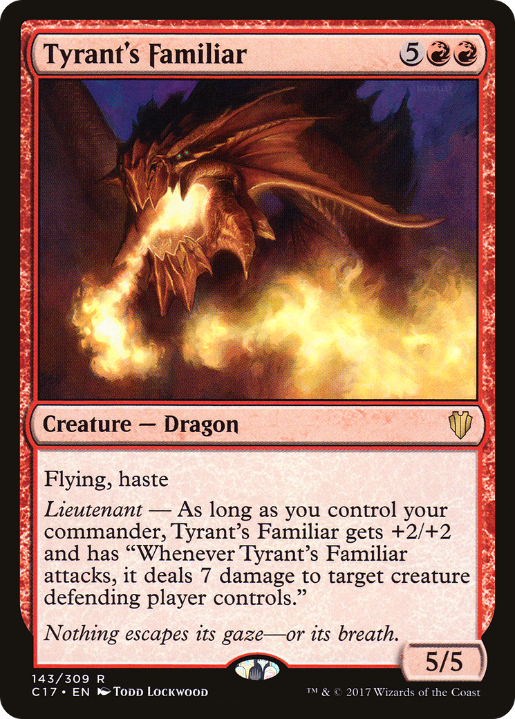 Tyrant's Familiar (C17-143) [Commander 2017] MTG Single Wizards of the Coast