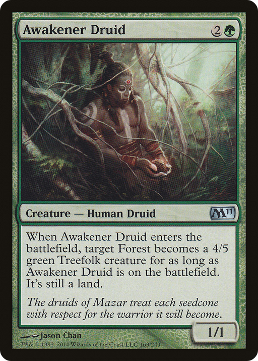 Awakener Druid (M11-163) [Magic 2011] MTG Single Wizards of the Coast