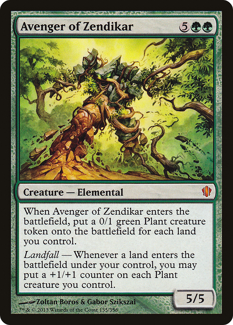 Avenger of Zendikar (C13-135) [Commander 2013] MTG Single Wizards of the Coast