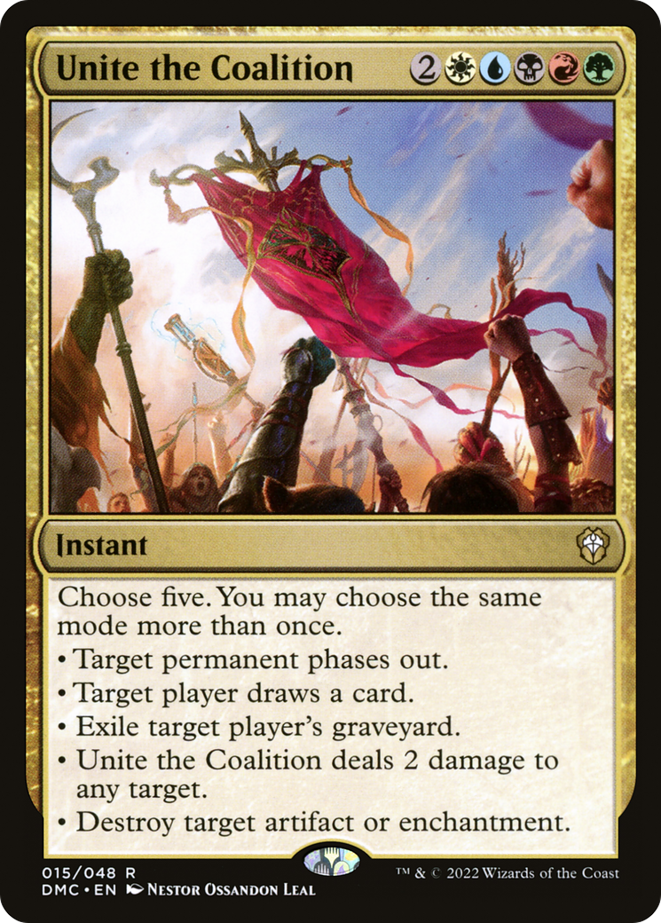 Unite the Coalition (DMC-015) [Dominaria United Commander] MTG Single Wizards of the Coast