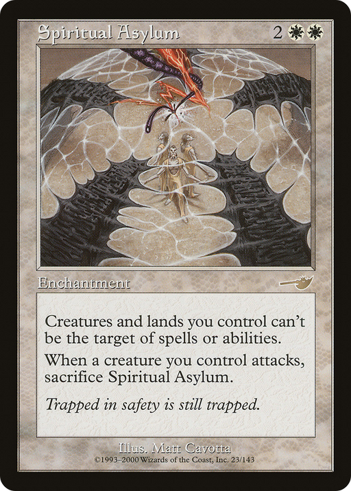 Spiritual Asylum (NMS-023) [Nemesis] Foil MTG Single Wizards of the Coast