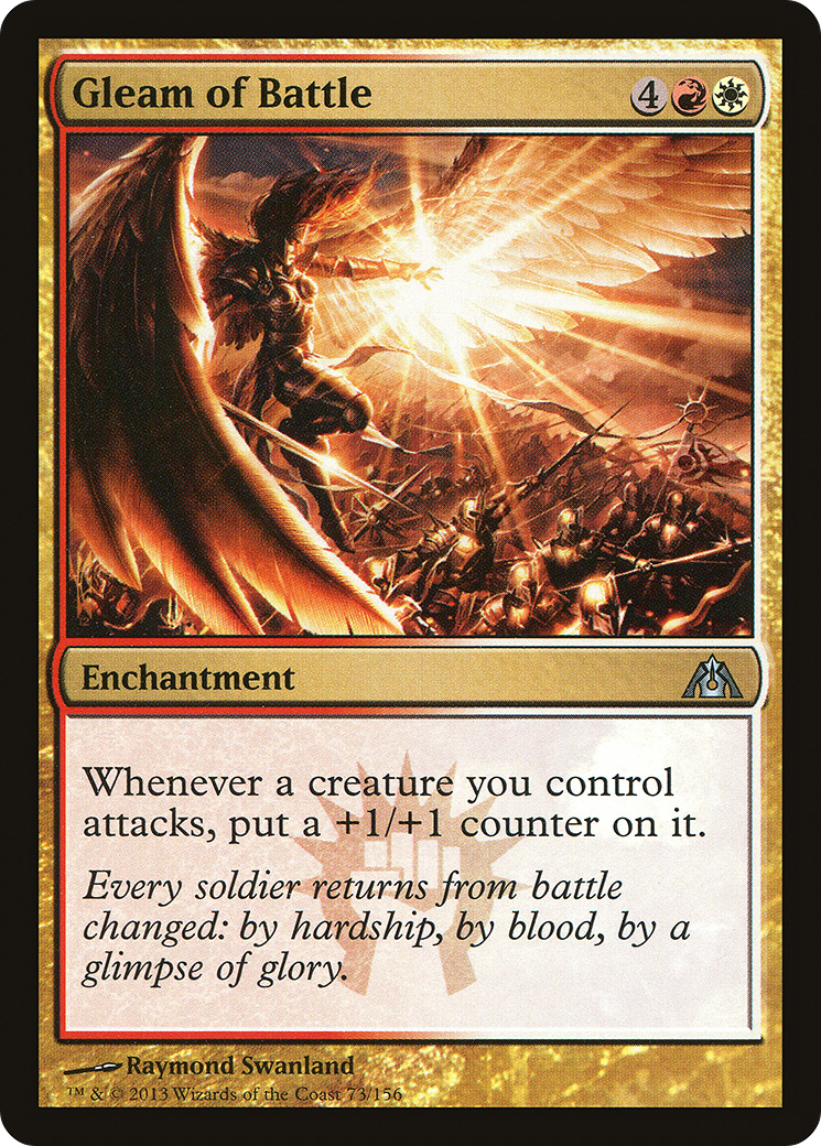 Gleam of Battle (DGM-073) [Dragon's Maze] MTG Single Wizards of the Coast