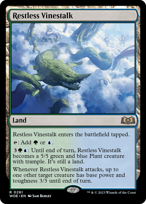 Restless Vinestalk (WOE-261) [Wilds of Eldraine] MTG Single Wizards of the Coast