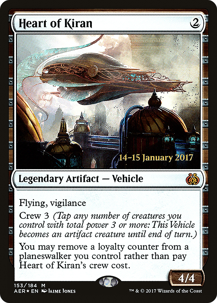 Heart of Kiran (PRE-153) [Aether Revolt Promos] Foil MTG Single Wizards of the Coast