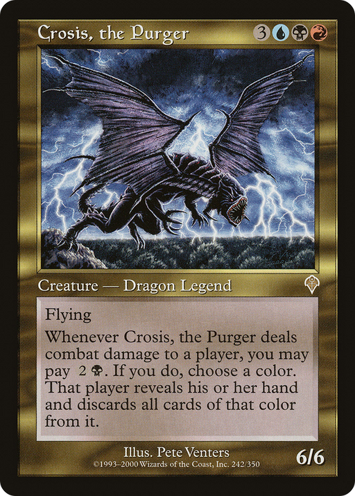 Crosis, the Purger (INV-242) [Invasion] MTG Single Wizards of the Coast