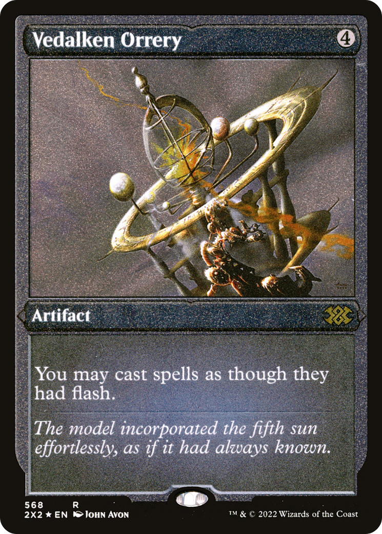 Vedalken Orrery (Foil Etched) (2X2-568) [Double Masters 2022] Foil MTG Single Wizards of the Coast