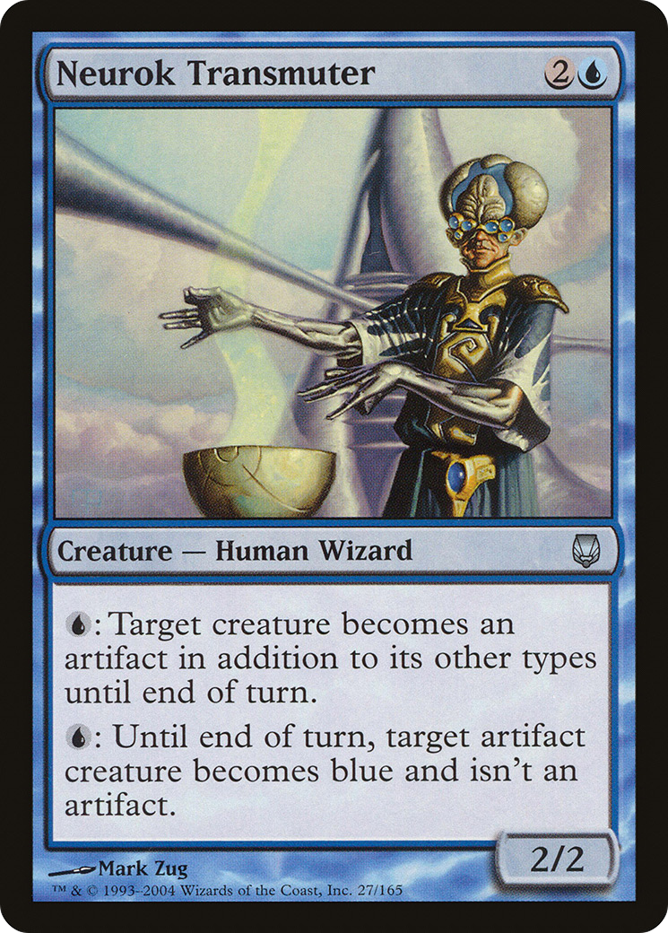 Neurok Transmuter (DST-027) [Darksteel] Foil MTG Single Wizards of the Coast
