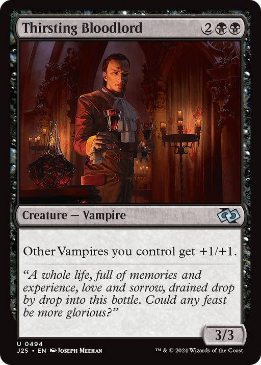 Thirsting Bloodlord (J25-494) [Foundations Jumpstart] MTG Single Wizards of the Coast