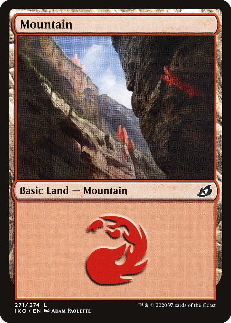 Mountain (IKO-271) [Ikoria: Lair of Behemoths] Foil MTG Single Wizards of the Coast