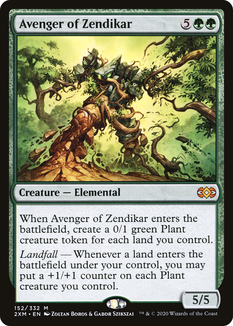 Avenger of Zendikar (2XM-152) [Double Masters] Foil MTG Single Wizards of the Coast