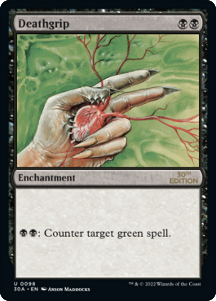 Deathgrip (30A-098) [30th Anniversary Edition] MTG Single Wizards of the Coast