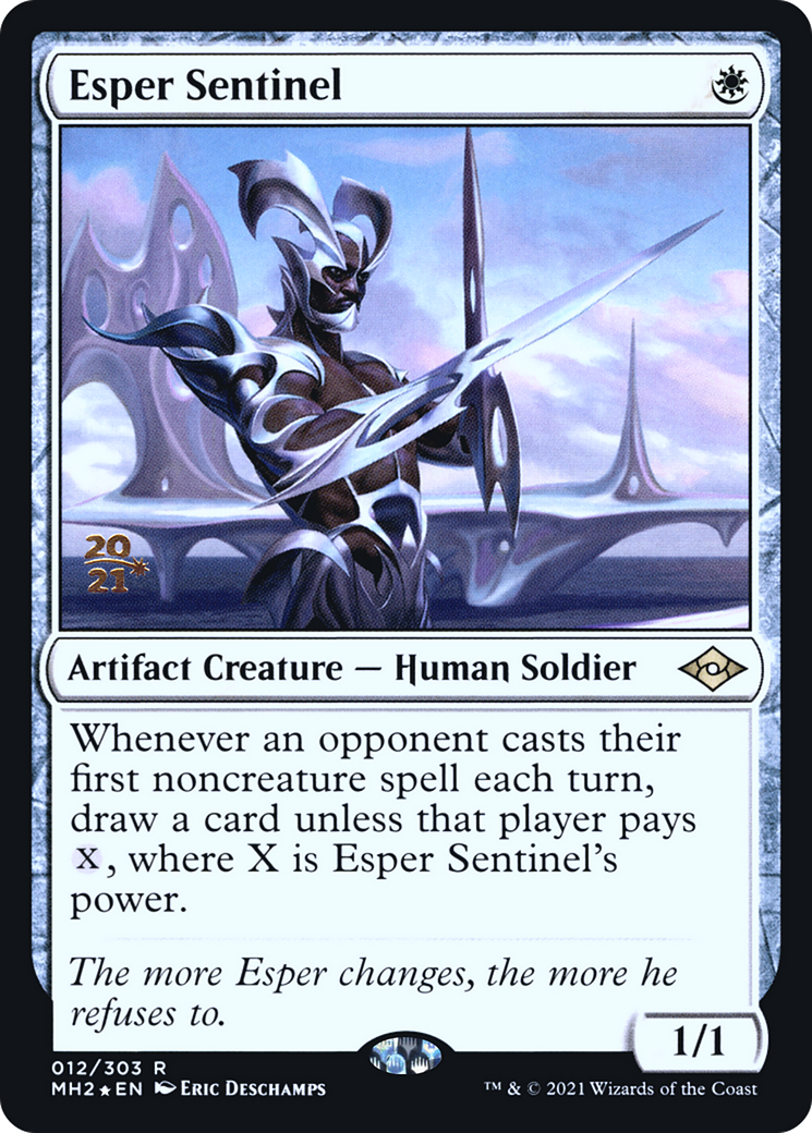 Esper Sentinel (PRE-012) [Modern Horizons 2 Promos] Foil MTG Single Wizards of the Coast