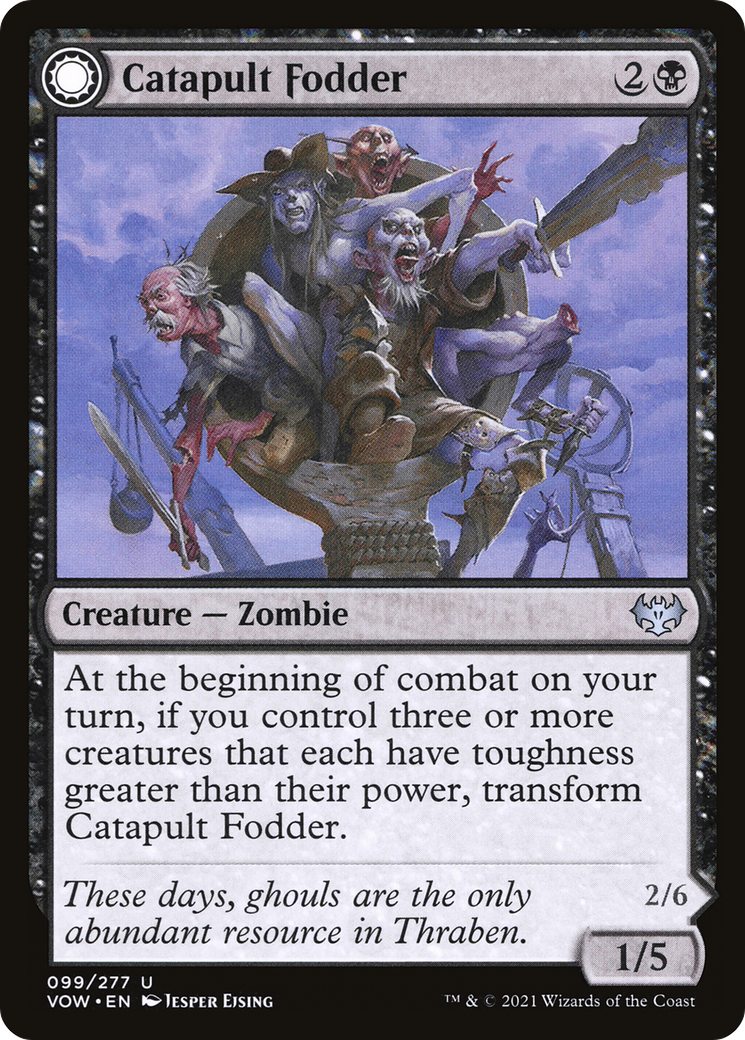 Catapult Fodder // Catapult Captain [Innistrad: Crimson Vow] MTG Single Magic: The Gathering   