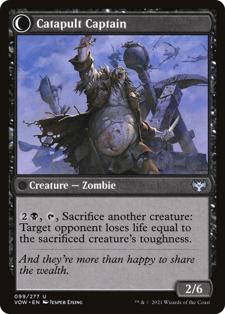 Catapult Fodder (VOW-099) [Innistrad: Crimson Vow] Foil MTG Single Wizards of the Coast