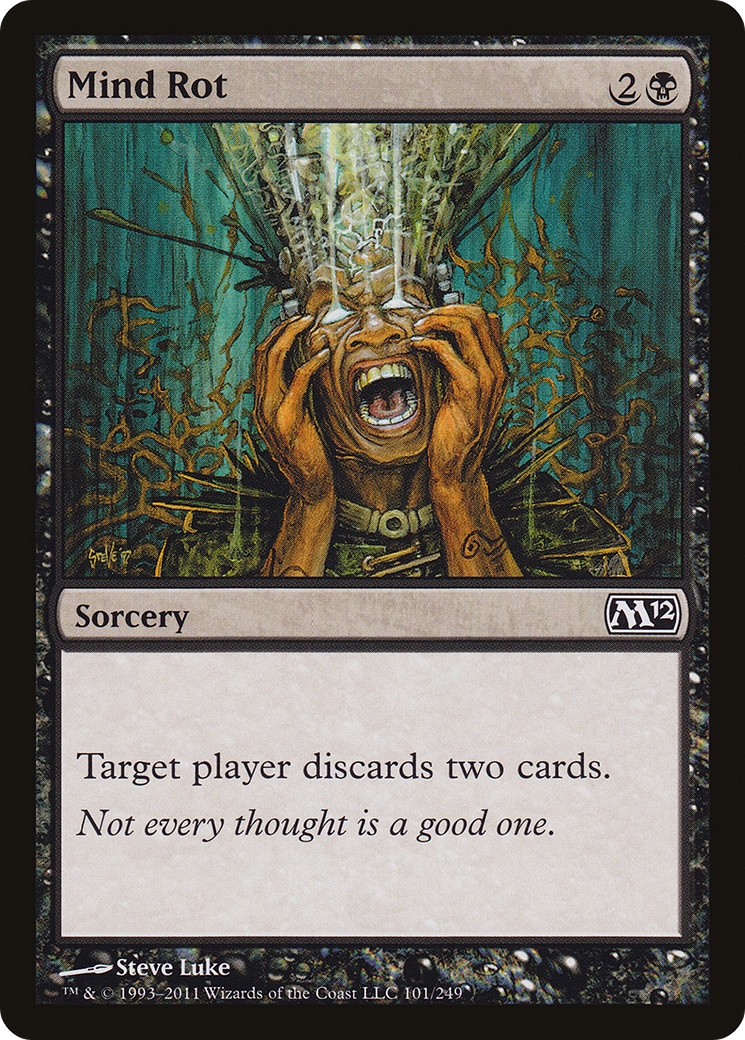 Mind Rot (M12-101) [Magic 2012] MTG Single Wizards of the Coast