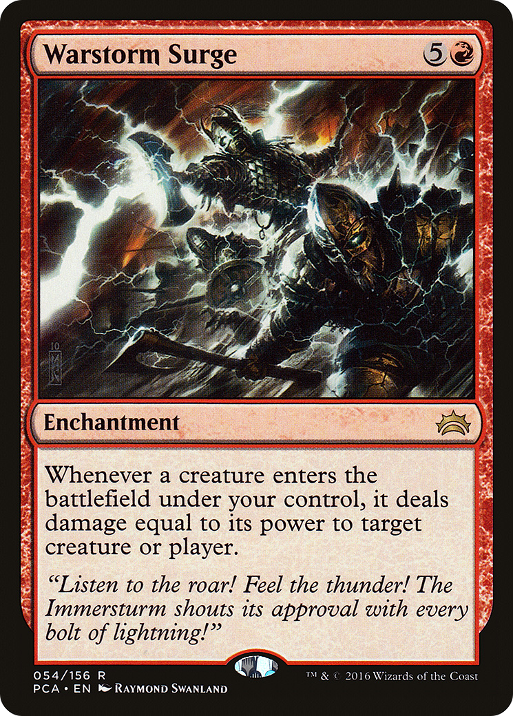 Warstorm Surge (PCA-054) [Misc] Planechase Anthology MTG Single Wizards of the Coast